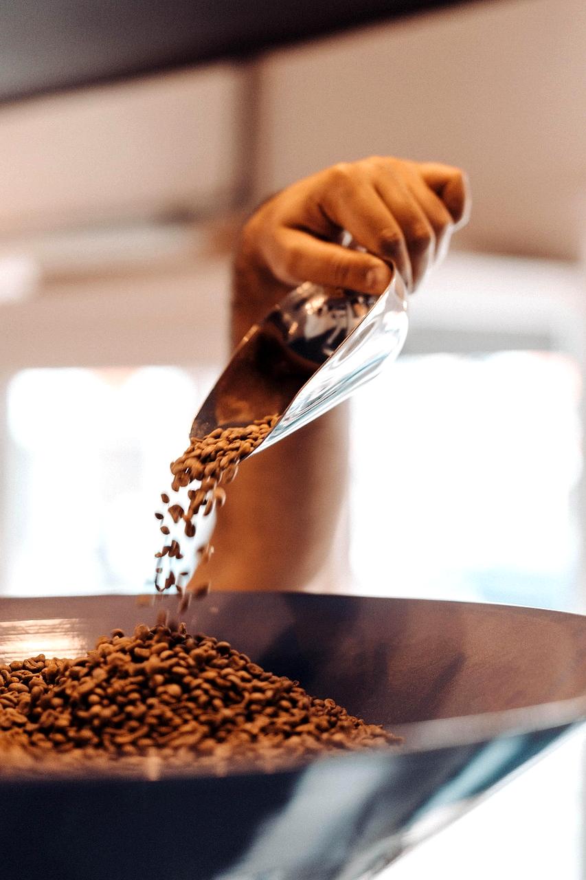 Master barista performing precise V60 pour-over technique with circular motion